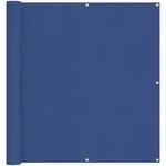 vidaXL Balkonsichtschutz 110 x 800 cm Oxford-Stoff Rechteckig Blau