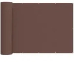vidaXL Balkon Sichtschutz 200 x 600 cm Stoff mit PU-Beschichtung Braun