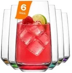 LAV Lal Rainbow Longdrinkgl&auml;ser &ndash; 480 ml (16 1/4 oz), 6er Set