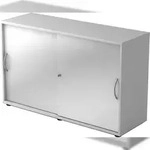 b&uuml;m&ouml; Schiebet&uuml;renschrank 2OH - Aktenschrank abschlie&szlig;bar, Sideboard Schrank...