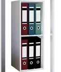 VCM B&uuml;roregal & B&uuml;cherregal Offas Wei&szlig; H. 72 x B. 34 x T. 30 cm