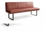 KAWOLA Esszimmerbank ELEEN Leder rot 203cm