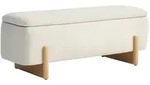 HOMCOM - Sitzbank - 111L x 44B x 44,5H cm - wei&szlig;
