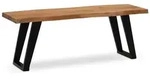 KADIMA DESIGN Garderobenbank 120x40x45,5 cm Akazie Massivholz / Metall mit...