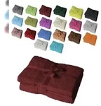 EXKLUSIV HEIMTEXTIL Duschtuch 2er Set 70 x 140 cm Bordeaux