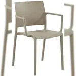CLP Gartenstuhl Valtor Kunststoff HBT: 81x57x52 cm taupe