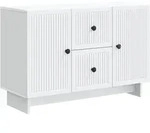 vidaXL Sideboard Wei&szlig; 89 x 34,5 x 60 cm Holzwerkstoff