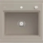 Villeroy & Boch Villeroy&Boch Rechteckiges Sp&uuml;lbecken, Keramiksp&uuml;le Subway Style 60