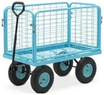 hillvert Transportwagen - 400 kg - abnehmbare Seitengitter