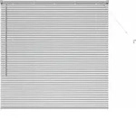 vidaXL Venezianische Jalousien Silber 130 x 130 cm Aluminium