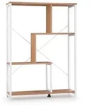 Standregal / Raumteiler Kalag Eco wei&szlig;/eiche hjh LIVING