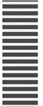 vidaXL Doppelrollo Schwarz 70x230 cm Stoffbreite 65,9 cm Polyester