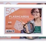 Exacompta 10340E 19x Exacompta, Packung mit 50 Flashcards/Lernkarten und einem...