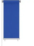 vidaXL Au&szlig;enrollo 65 (B) x 140 (H) cm Blau HDPE