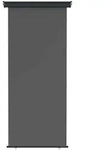 vidaXL Balkon Seitenmarkise 100 x 250 cm 100% Polyester Eisen Stahl