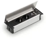Kapsa-USB, Einbausteckdosenelemente, mit Schukosteckdosen, Deckel...