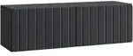 vidaXL Wandmontierter TV-Schrank Schwarz 98 x 31 x 30 cm Holzwerkstoff