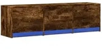 vidaXL TV-Schr&auml;nk Ger&auml;ucherte Eiche 140 x 34 x 40 cm Holzwerkstoff