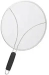 Relaxdays Spritzschutz f&uuml;r Pfannen, Fettsieb Edelstahl, Durchmesser 29 cm,