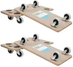 Baumarktplus 4er Set Transportroller SOFT WHEEL indoor MDF Platte 200 kg