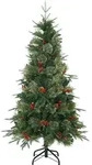 vidaXL K&uuml;nstlicher klappbarer Weihnachtsbaum mit St&auml;nder Gr&uuml;n 150 cm