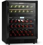 Klarstein VeroSteel Unterbau-Weink&uuml;hlschrank | 2 K&uuml;hlzonen | 129 Liter | 43