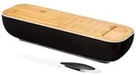 FIVE - Schwarze Baguette-Box aus Bambus