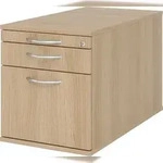b&uuml;m&ouml; Rollcontainer mit H&auml;ngeregister f&uuml;r H&auml;ngeordner, Container...