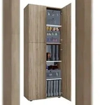 VCM Schuhschrank Lona Sonoma-Eiche (S&auml;gerau) B. 70 x H. 184 x T. 40 cm