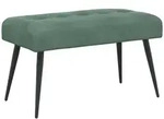 vidaXL Bank mit Knopfheftung Meergr&uuml;n 80 x 40 x 46 cm Samt