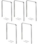Baumarktplus 5 x Fahrradanlehnb&uuml;gel 117 x 80 cm Edelstahl 13 mm Fahrradst&auml;nder