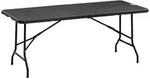 Outsunny - Gartentisch - 180 x 75,5 x 73 cm - dunkelgrau