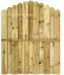 vidaXL Gartentor Impr&auml;gniertes Kiefernholz 100x125 cm
