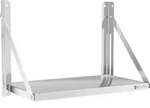 Royal Catering Wandbord - klappbar - 60 x 30 cm - 40 kg - Edelstahl