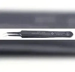 BERNSTEIN ESD SMD Pinzette 110mm Form 5b Edelstahl Winkel 30&deg; ableitf&auml;hig