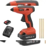 Yato Pistola per colla a caldo senza fili da 18 V, 11 mm (1 batteria da 2 Ah)