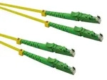 ROLINE LWL-Kabel duplex 9/125&mu;m OS2, LSH/LSH, APC Schliff, LSOH, gelb, 3 m