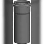 Atec Rohr PolyTop k&uuml;rzbar DN125 955mm