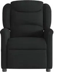 vidaXL Massagesessel Schwarz Stoff