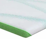 vidaXL Matratzenpads Wei&szlig; und Gr&uuml;n 70 x 200 cm
