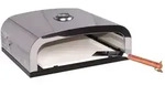 DELUKE Pizzaofen EDGAR f&uuml;r Grill Edelstahl Silber 15x35x40cm Grillofen Pizza...