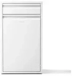 Klarstein Ordnungsh&uuml;ter K&uuml;chenm&uuml;lleimer 50 L mit Schublade Wei&szlig;
