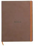 Rhodiarama flexibles Notizbuch A4+, 80 Blatt liniert mit Kopfleiste, Papier...
