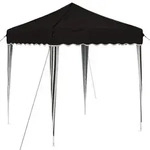 vidaXL Pop-up Partyzelt 195 x 195 x 245 cm Schwarz Oxford-Stoff
