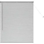 vidaXL Venezianische Jalousien Silber 130 x 105 cm Aluminium