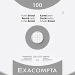 Exacompta 13202E 10x Karteikarten 100er 10x15 kariert weiss