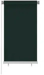 vidaXL Au&szlig;enrollo 85 (B) x 140 (H) cm Dunkelgr&uuml;n HDPE