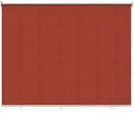 vidaXL Au&szlig;enrollo 90% UV-Block Terrakotta 180 x 140 cm HDPE