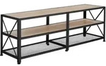 tectake Lowboard Industrial Holz Hell, Eiche Sonoma