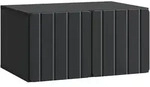 vidaXL Wandmontierter TV-Schrank Schwarz 59,5 x 41 x 30 cm